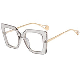 Aimee Vintage Square Glasses Frames Rectangle Frames Southood Gray